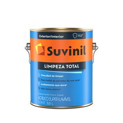 Tinta Acrílica Limpeza Total Branco Neve 3,6L Suvi... - Monza Tintas
