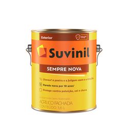 Tinta Acrílica Sempre Limpo Fosco Branco Neve Suvi... - Monza Tintas