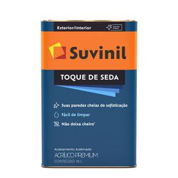 Tinta Acrílica Toque de Seda Branco Neve Acetinado... - Monza Tintas
