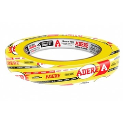 Fita Crepe Adere Automotiva Amarela A128 18mm x 40 - Monza Tintas