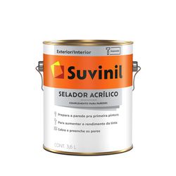 Selador Acrilico Suvinil 3,6L - Monza Tintas