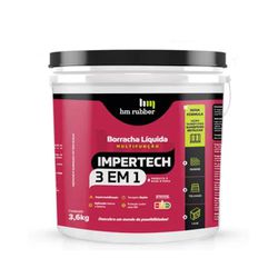 HM RUBBER IMPERTECH 3 EM 1 BASE A 3,6 KG (BRANCO) - Monza Tintas
