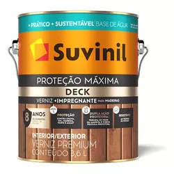 Verniz Proteção Máxima Acetinado Natural 3,6L Suvi... - Monza Tintas