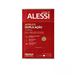 Tinta Acrílica Premium Branco Fosco Alessi 18L - Monza Tintas