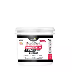 HM RUBBER IMPERTECH 3 EM 1 INCOLOR 3,6 KG - Monza Tintas