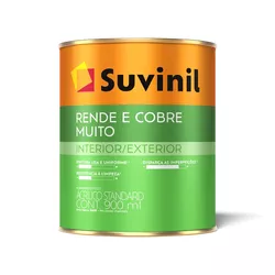 Tinta Branco Rende E Cobre Muito Suvinil 0,9L - Monza Tintas