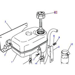 TAMPA COM SENSOR DE NÍVEL VASO DE EXPANSÃO DO RADI... - MORAZ IMPORT