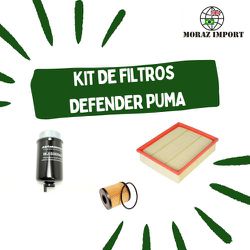 KIT DE FILTROS PARA A DEFENDER PUMA A PARTIR DE 2007 - KIT0002 - MORAZ IMPORT