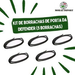 KIT DE BORRACHAS DE PORTA DA DEFENDER ( 5 BORRACHAS) - KIT0009 - MORAZ IMPORT