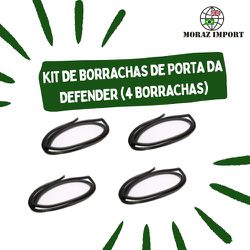KIT DE BORRACHAS DE PORTA DA DEFENDER ( 4 BORRACHAS) - KIT0010 - MORAZ IMPORT