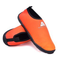 Sapatilha Náutica Sola Lisa Blaqueada - Laranja -... - Moscardini Shoes