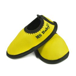 Sapatilha Aquática Kids Blaqueada - Amarela Baby -... - Moscardini Shoes