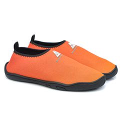 Sapatilha Náutica Sola Lisa Blaqueada - Laranja -... - Moscardini Shoes
