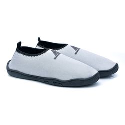 Sapatilha Náutica Sola Lisa Blaqueada - Cinza - So... - Moscardini Shoes