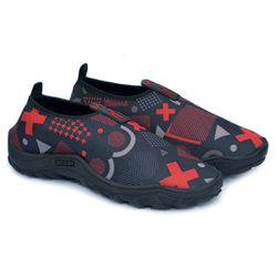 Sapatilha Aquática Náutica Blaqueada - Vermelho Ge... - Moscardini Shoes