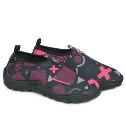 Sapatilha Aquática Náutica Blaqueada - Rosa Geomét... - Moscardini Shoes