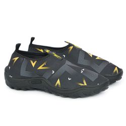 Sapatilha Aquática Náutica Blaqueada - Seta Amarel... - Moscardini Shoes
