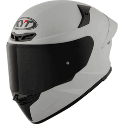 Capacete Kyt TT Revo Plain Asp - Cinza Fosco - Moto One
