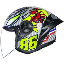 Capacete Ls2 Of616 Airflow 2 Sting - Branco/Amarel... - Moto One