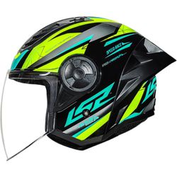 Capacete Ls2 Of616 Airflow 2 Draze - Preto/Amarelo - Moto One