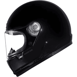 Capacete Norisk V8 Monocolor - Preto - Moto One