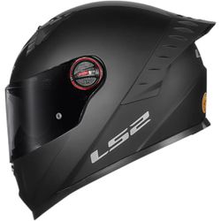 Capacete Ls2 Ff358 Pro Monocolor - Preto Fosco - Moto One