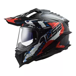 Capacete Ls2 Mx701 Explorer C Extend - Vermelho Fo... - Moto One