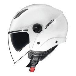 Capacete Norisk Orion SV Monocolor - Branco - Moto One