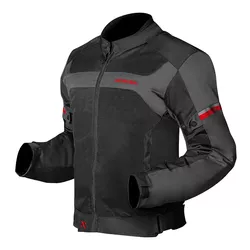 Jaqueta Norisk Trip Air - Preto/Vermelho - Moto One