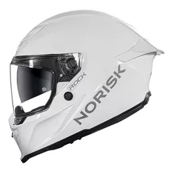 Capacete Norisk Rock Monocolor - Branco - Moto One