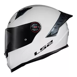 Capacete Ls2 Ff358 Pro Monocolor - Branco - Moto One