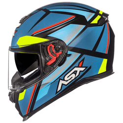 Capacete Asx Eagle SV Explorer - Preto Fosco Azul ... - Moto One