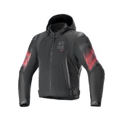 Jaqueta Alpinestars Zaca Air Venom WP - Preto/verm... - Moto One