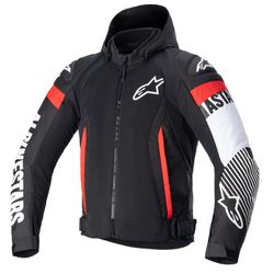 Jaqueta Alpinestars Zaca Air - Preto Branco Vermel... - Moto One