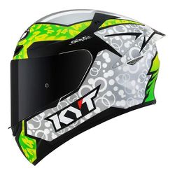 Capacete Kyt Tt Course Arbolino Replica - Prata ve... - Moto One