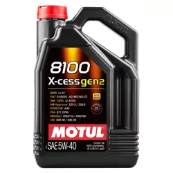 Óleo Motor Motul 8100 X-cess Gen2 5w40 - 4L - Moto One