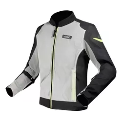 Jaqueta Ls2 Airy - Preto/Cinza/Amarelo - Moto One