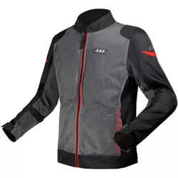 Jaqueta Ls2 Airy - Preto/Cinza/Vermelho - Moto One