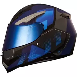 Capacete X11 Trust Pro Transit - Azul/Cinza - Moto One