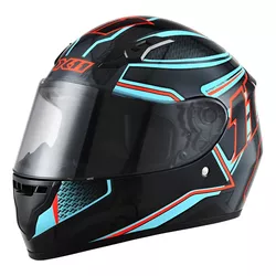 Capacete X11 Trust Pro 11 - Preto/Azul/Vermelho - Moto One