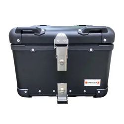 Baú Aluminio Spencer 42L - Preto - Moto One