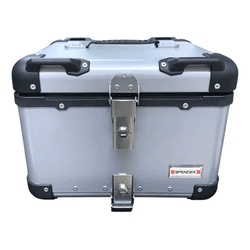Baú de Alumínio Spencer 42L - Prata - Moto One