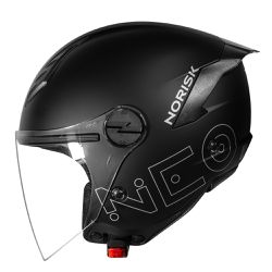 Capacete Norisk Neo (Aberto) Monocolor - Preto Fos... - Moto One