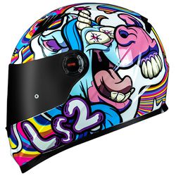 Capacete LS2 FF358 Bubble - Branco - Moto One