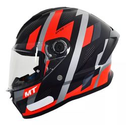 Capacete MT Stinger 2 Register A5 - Preto vermelho... - Moto One