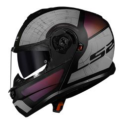 Capacete LS2 Articulado FF908 Strobe 2 Orion - Pre... - Moto One