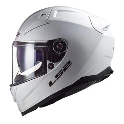Capacete LS2 FF811 Vector 2 Monocolor - Branco - Moto One