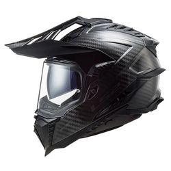 Capacete LS2 MX701 Explorer C - Solid Carbon - Moto One