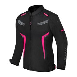 Jaqueta X11 Feminina One Sport - Preto e Rosa - Moto One
