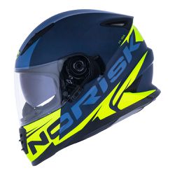 Capacete Norisk Ff302 Soul Manty - Azul Amarelo (V... - Moto One